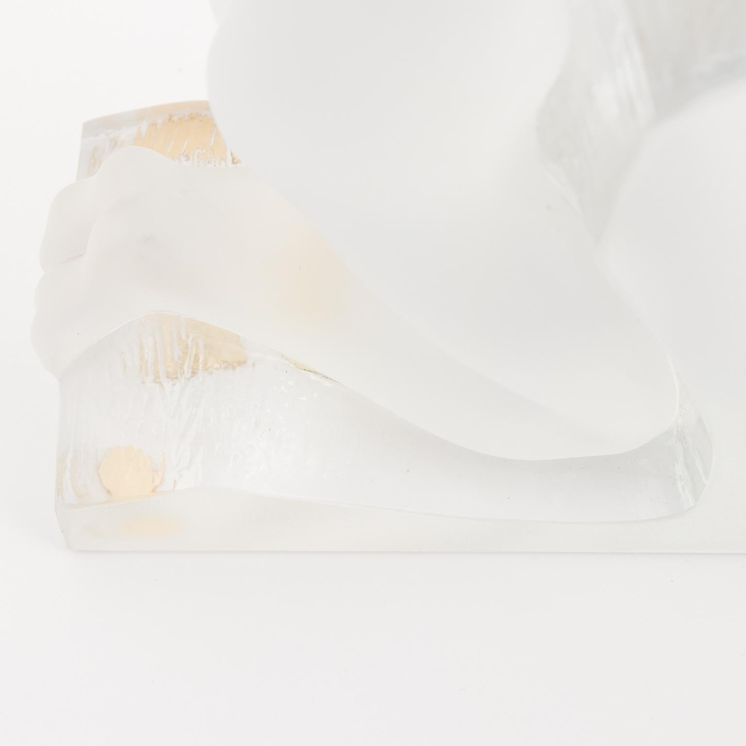 20ième siècle Rare serre-livres Lalique 