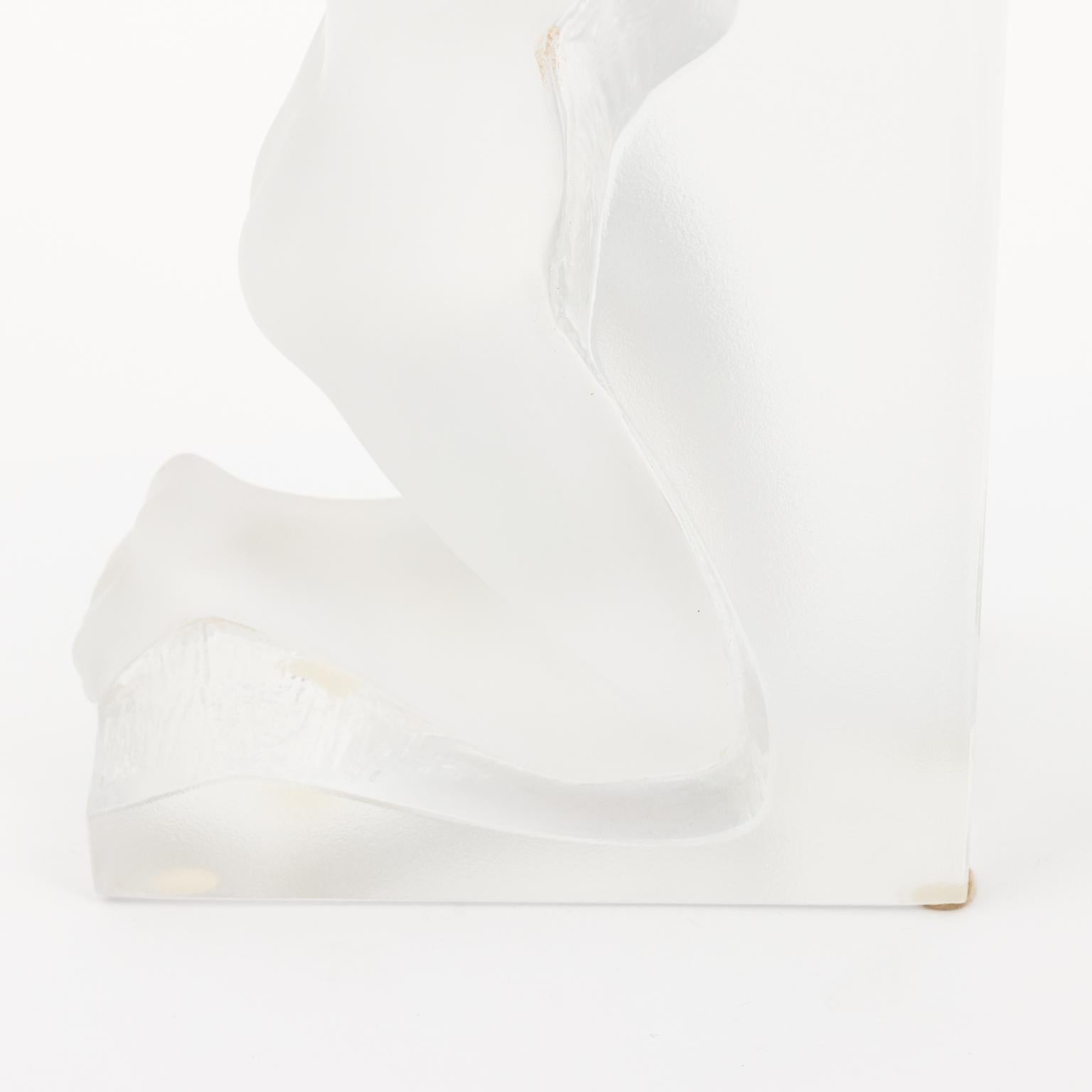 Rare serre-livres Lalique 