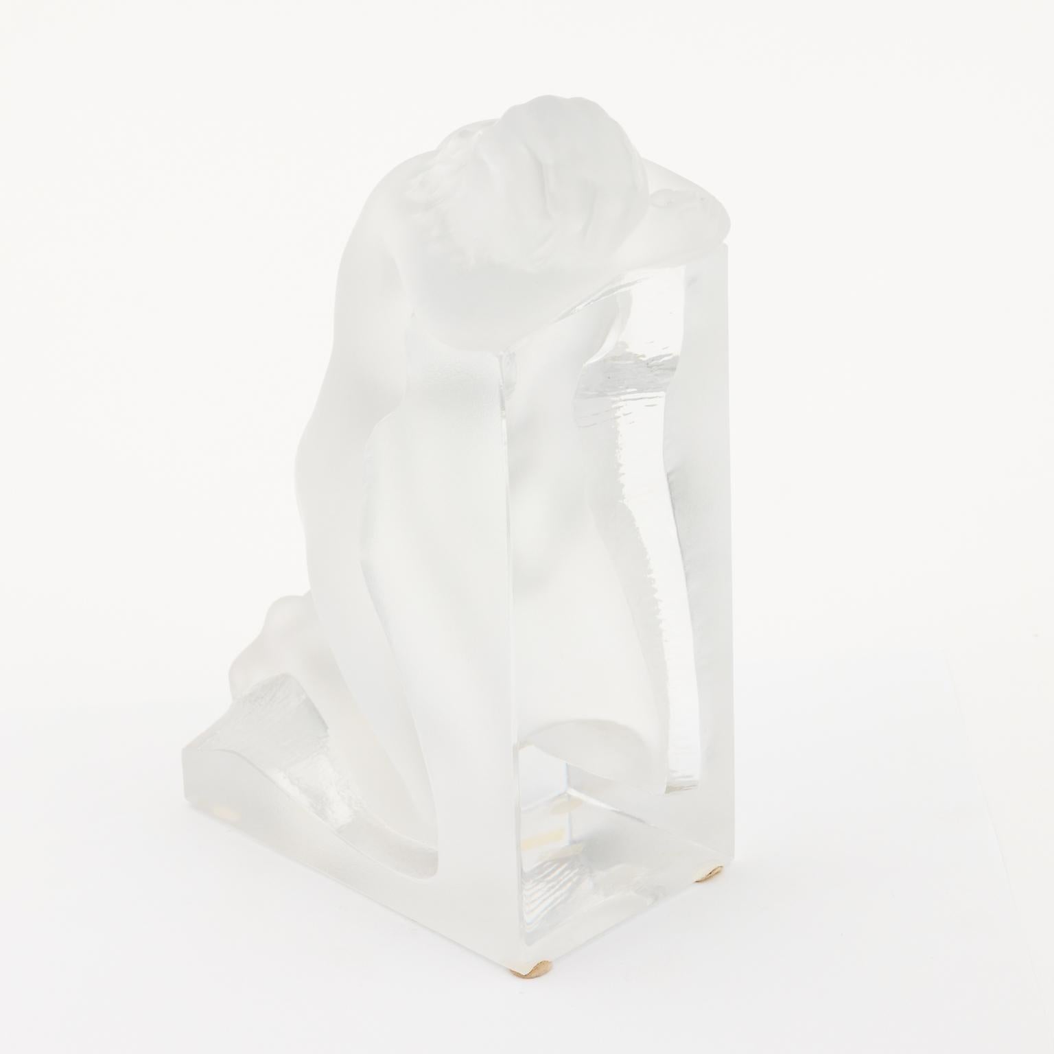 Rare serre-livres Lalique 