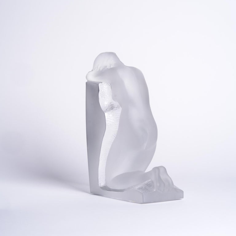 Serre-livres en cristal nude Reverie de Lalique En vente sur 1stDibs | serre  livre lalique
