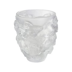 Lalique Rosetail Vase Clear Crystal
