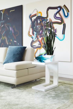 Lalique Shark Large Sculpture Persepolis Blue Crystal