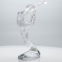Lalique Signed Acrobat, France, 1980