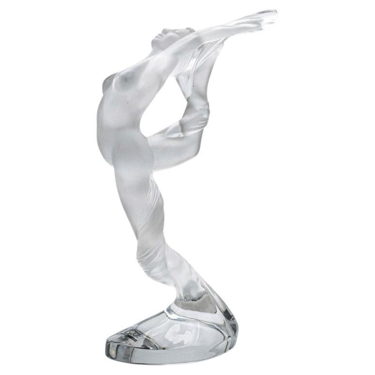 Lalique Signed Acrobat, France, 1980 For Sale