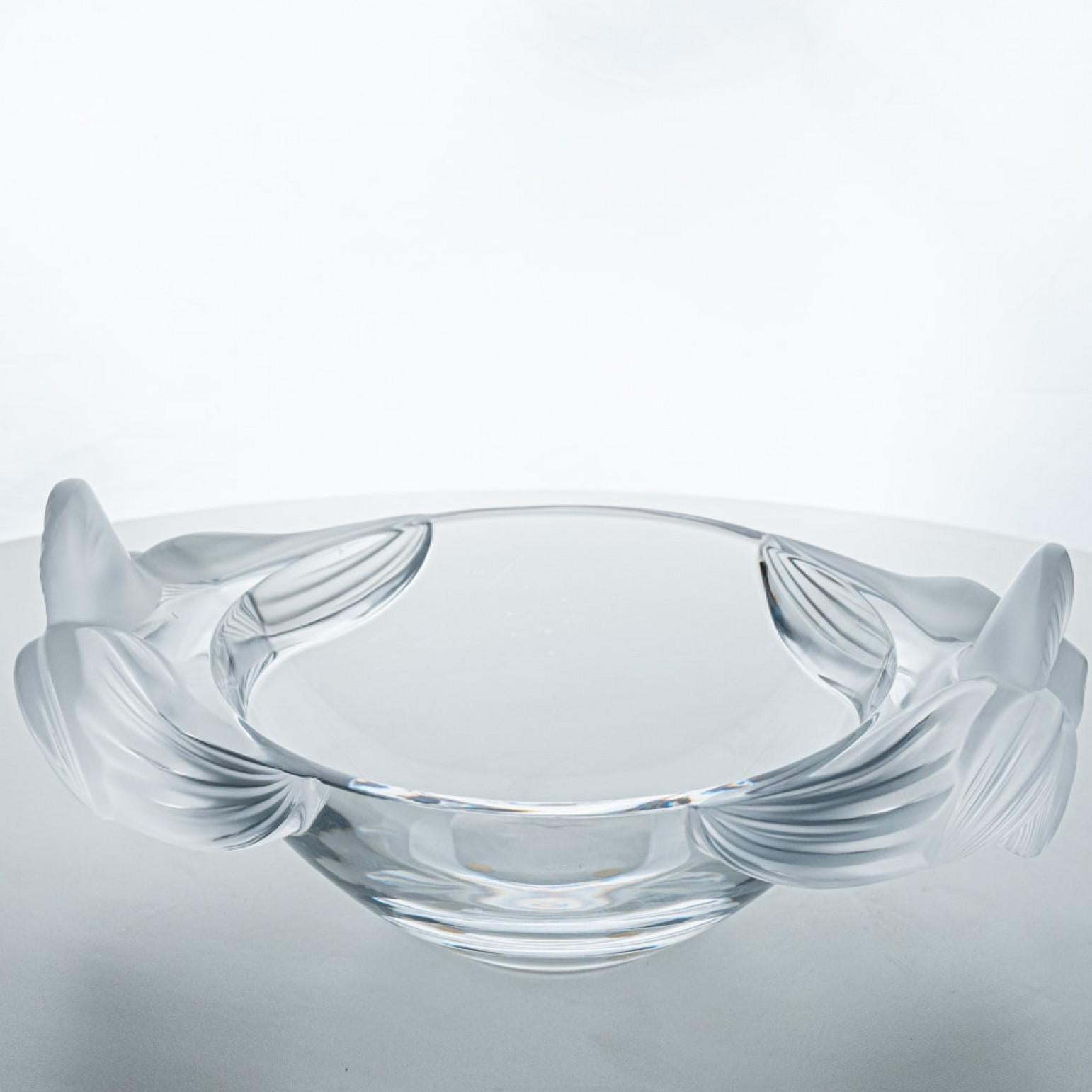 Centrotavola firmato Lalique, Francia In condizioni buone in vendita a Rijssen, NL