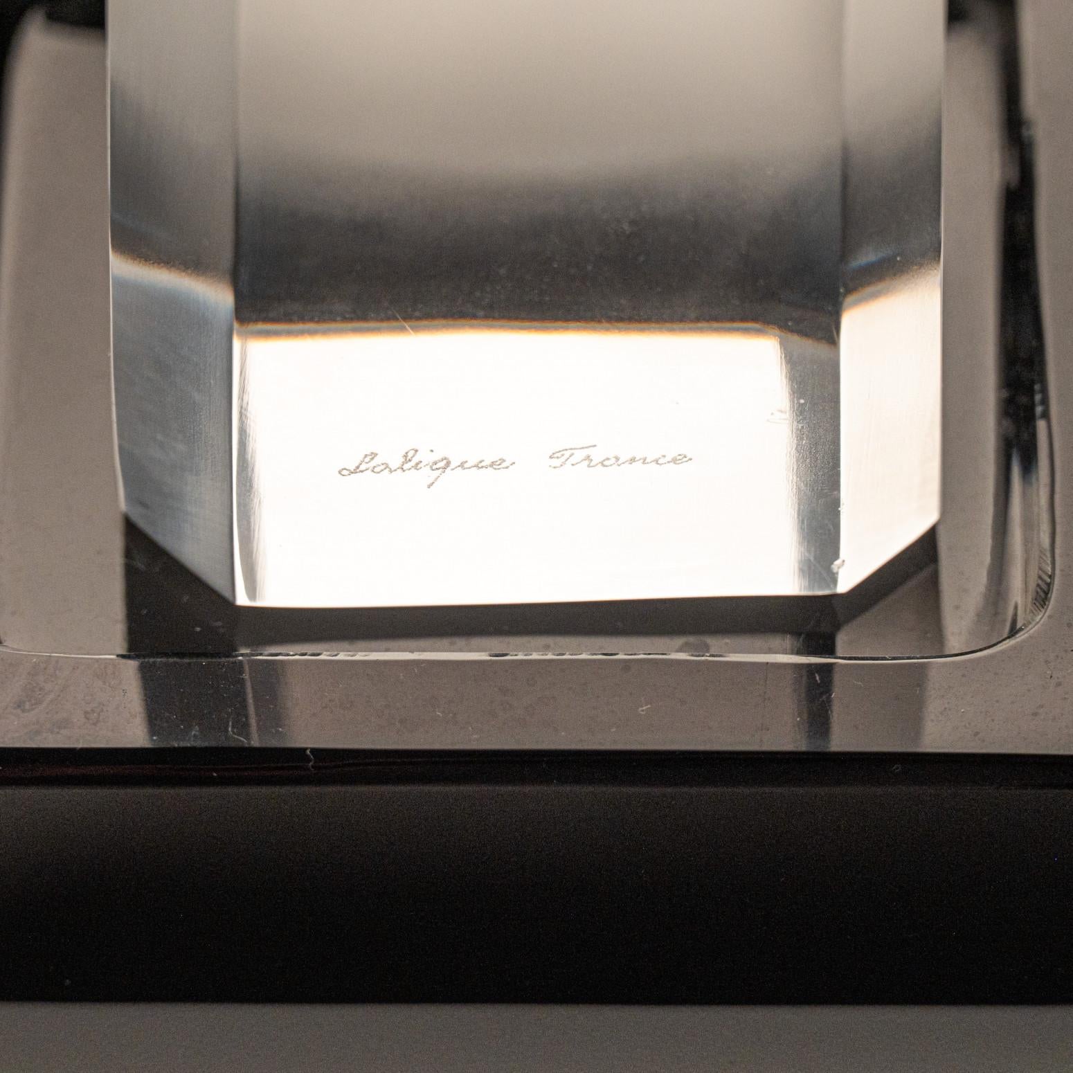 Lalique Firmado Virgen y Niño, Francia, 1947 siglo XX en venta