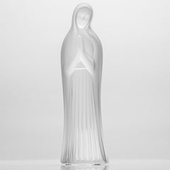 Lalique Signed Virgin Mary Crystal, France