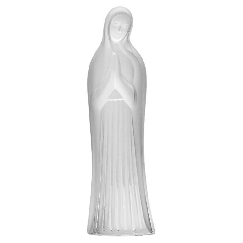 Lalique Signed Virgin Mary Crystal, France
