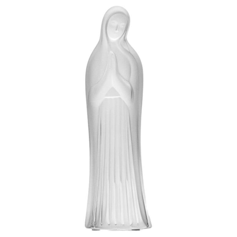 Lalique Signed Virgin Mary Crystal, France