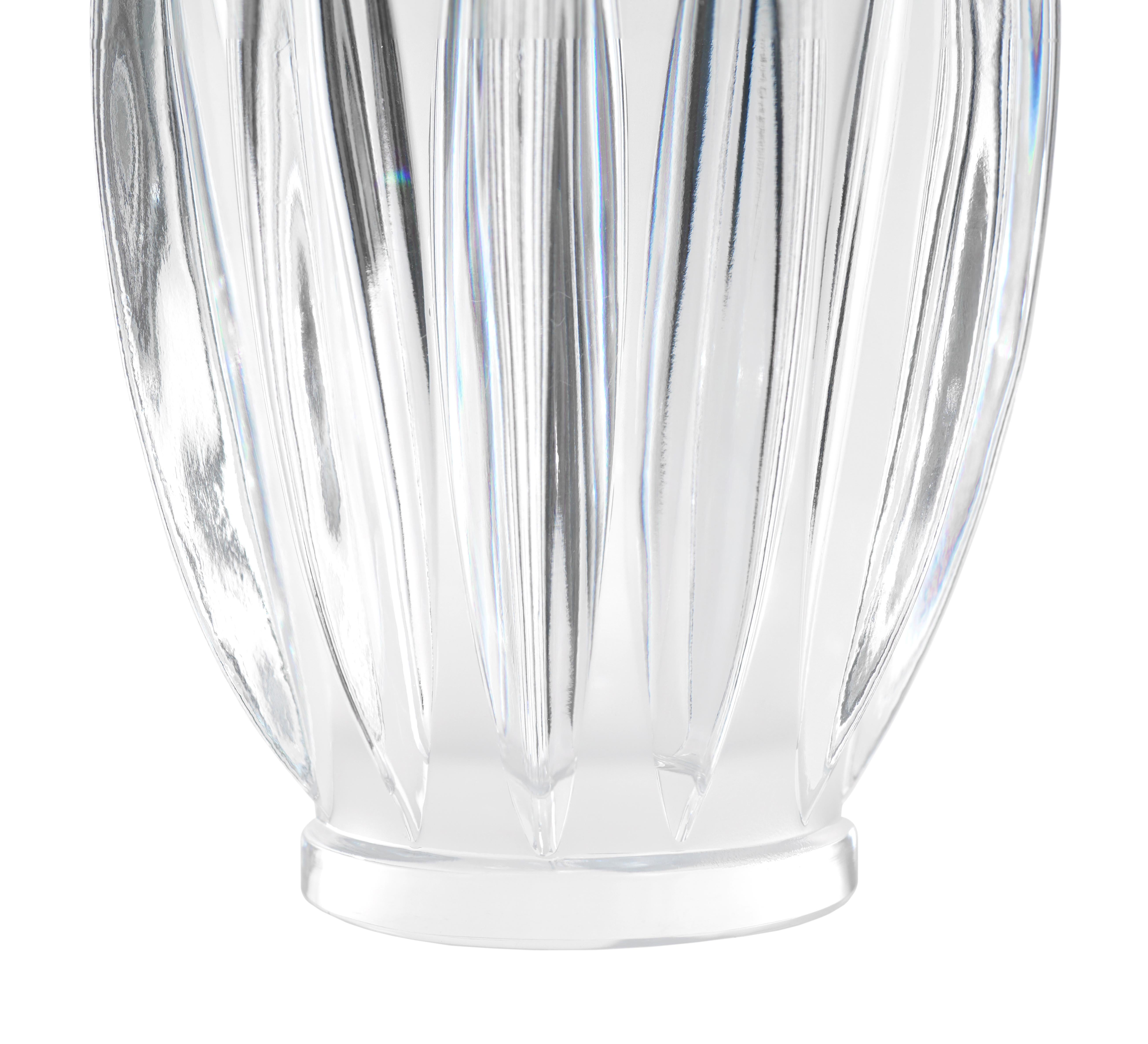 Modern Lalique Sixties Vase For Sale