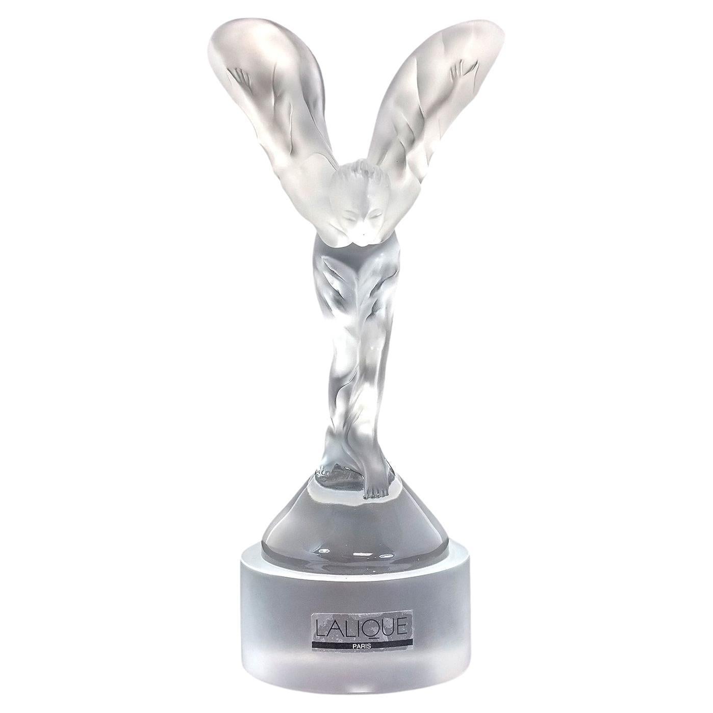 Lalique Spirit of Ecstasy Limited Edition Figure  For Sale
