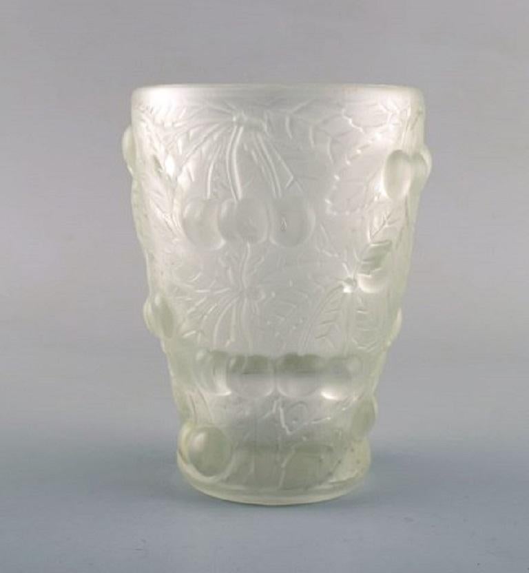 lalique style vase