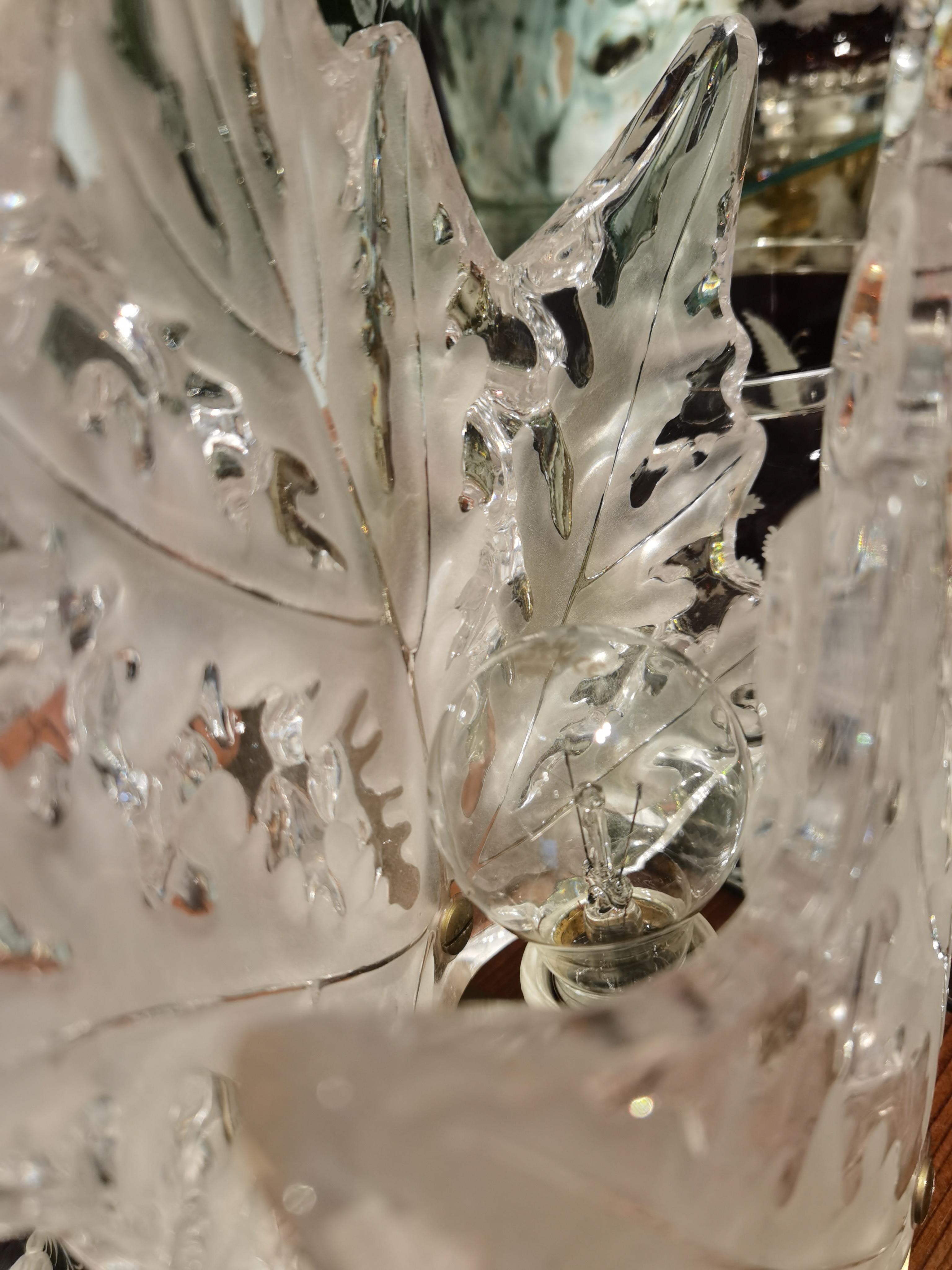 Mid-Century Modern Lampe de table Lalique Champs Élysées en vente