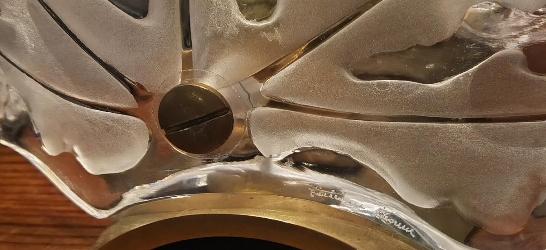 Lalique Table Lamp Champs Elysees In Excellent Condition In Kitzbühel, Tirol