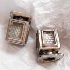 Lalique & THG Paris Metropolis Wall-Mount Handle or Knob Set, Clear Crystal