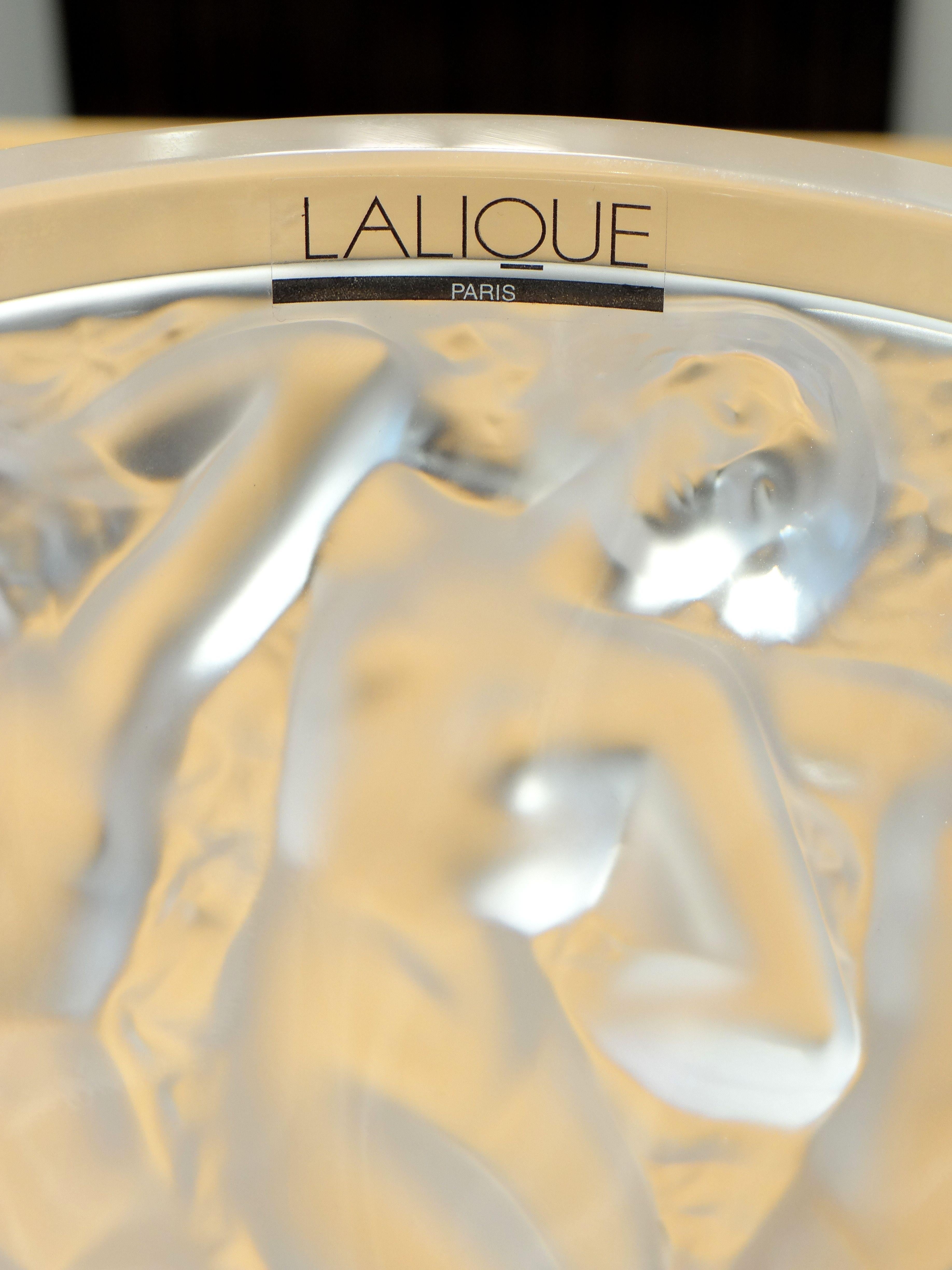 Lalique, Vase Bacchantes Crystal Clear, 1927 8