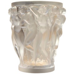 Lalique, Vase Bacchantes Crystal Clear, 1927