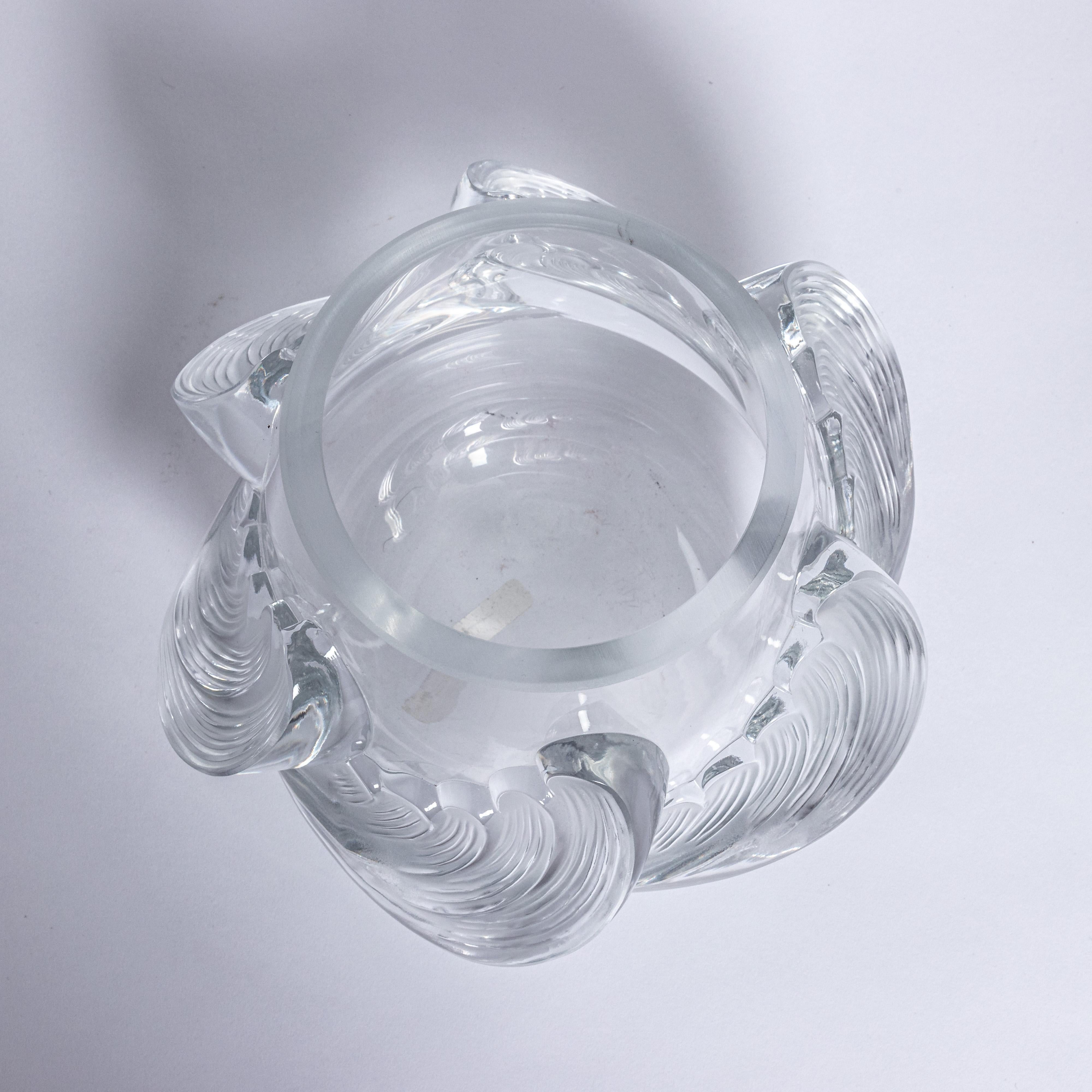 Glass Lalique Vase 