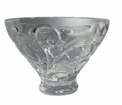 Lalique Verone Crystal Bowl Centerpiece