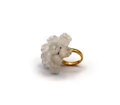 LALIQUE Anillo Racimo Lirio del Valle Vintage