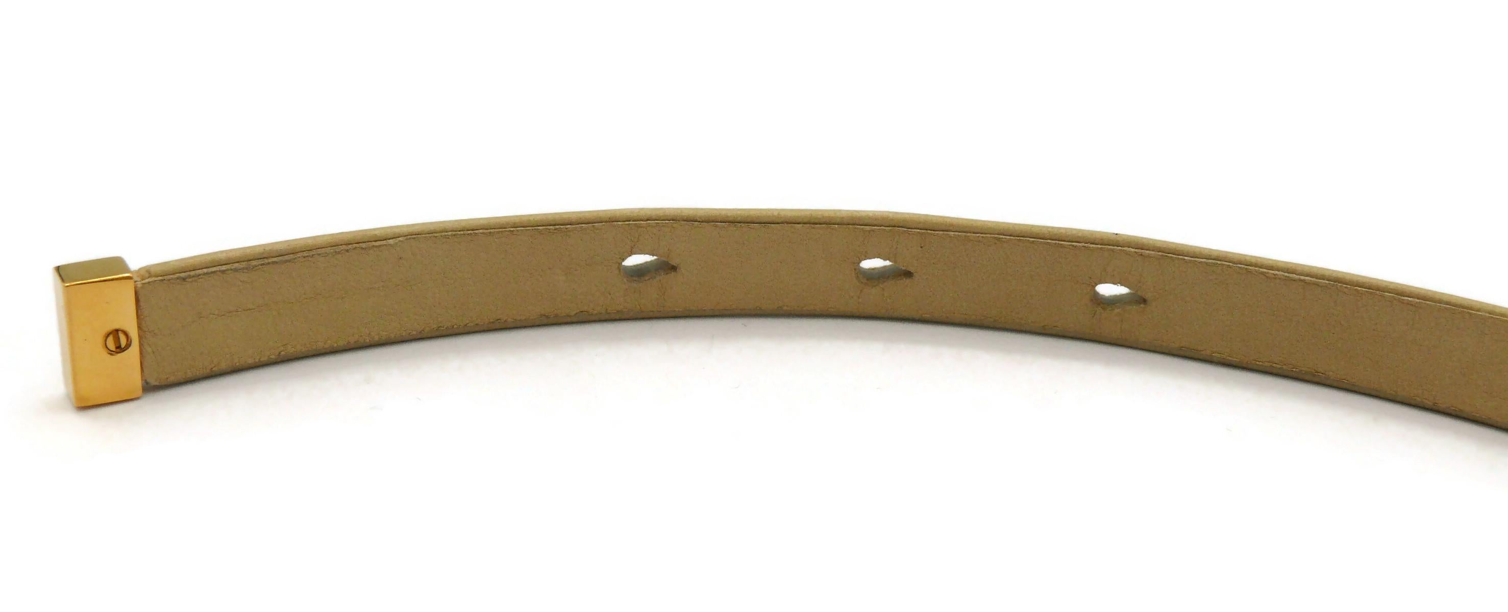 LALIQUE Vintage Ondine Thin Belt For Sale 9