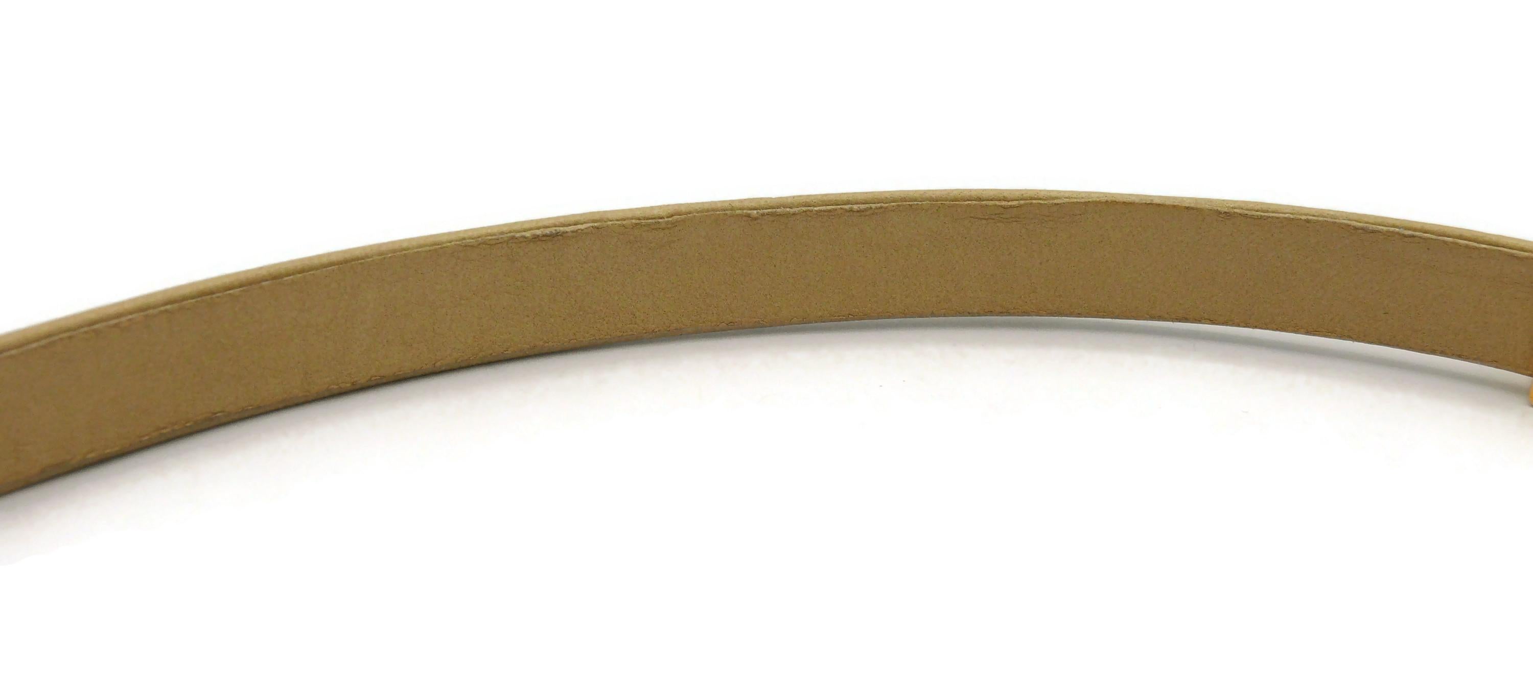 LALIQUE Vintage Ondine Thin Belt For Sale 10
