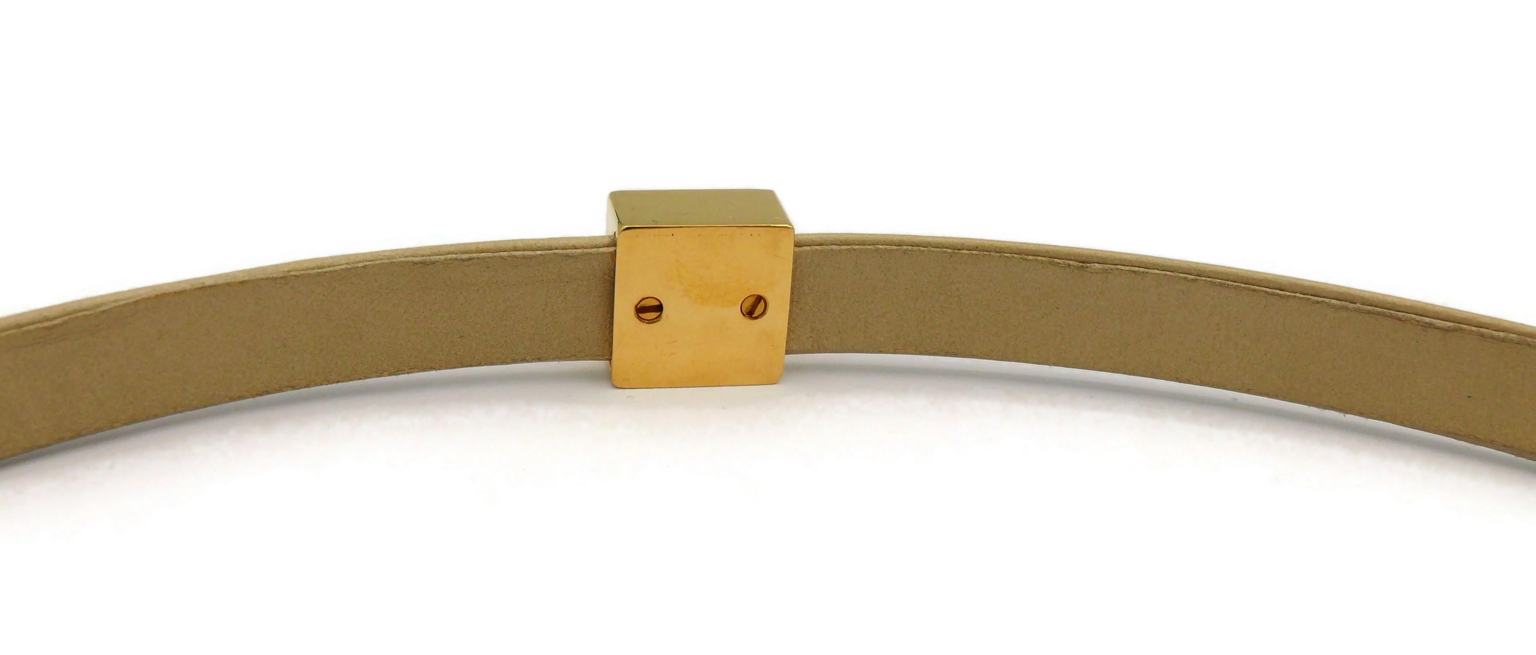 LALIQUE Vintage Ondine Thin Belt For Sale 11