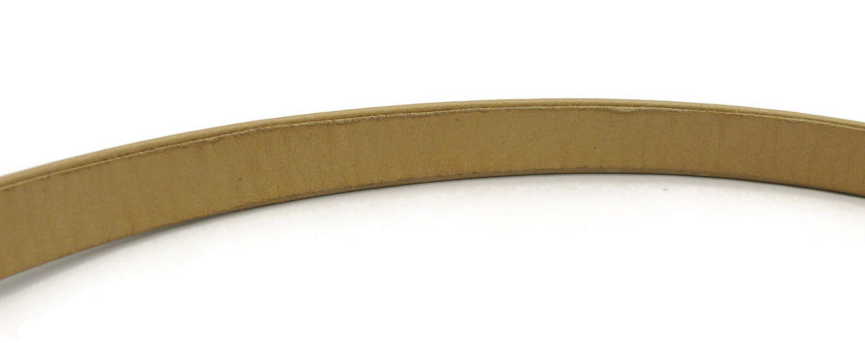 LALIQUE Vintage Ondine Thin Belt For Sale 12