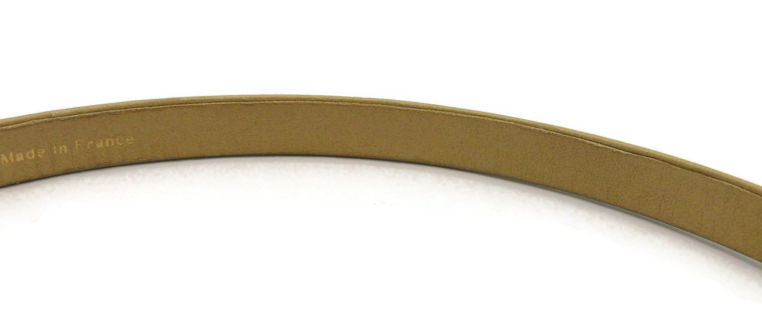 LALIQUE Vintage Ondine Thin Belt For Sale 13