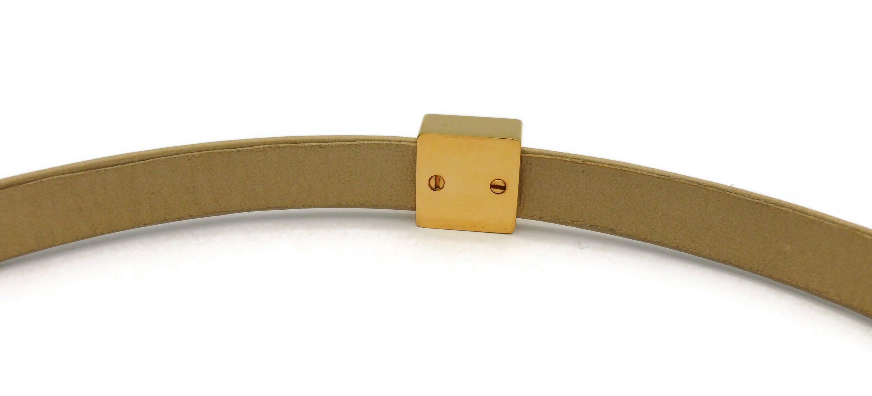 LALIQUE Vintage Ondine Thin Belt For Sale 14