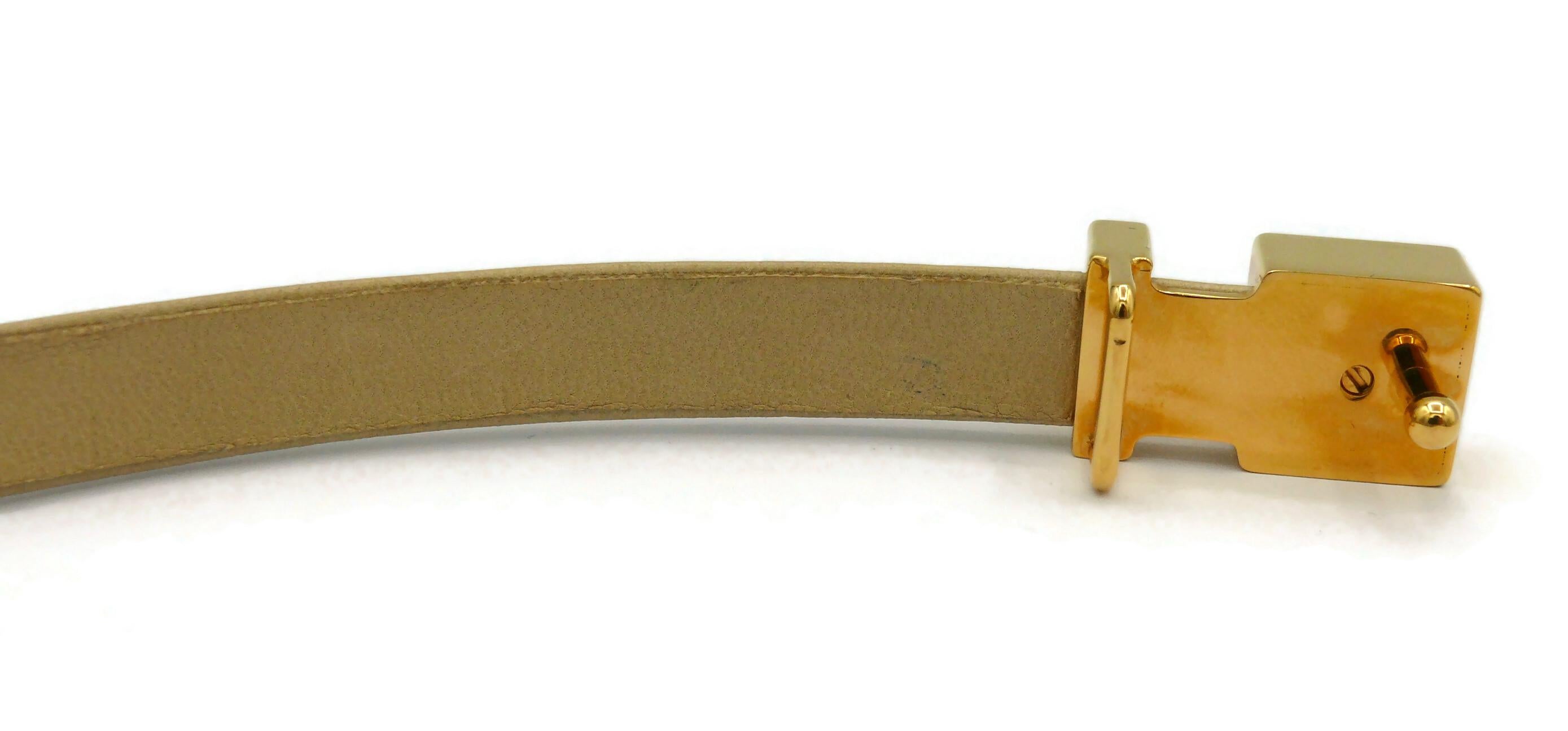 LALIQUE Vintage Ondine Thin Belt For Sale 15