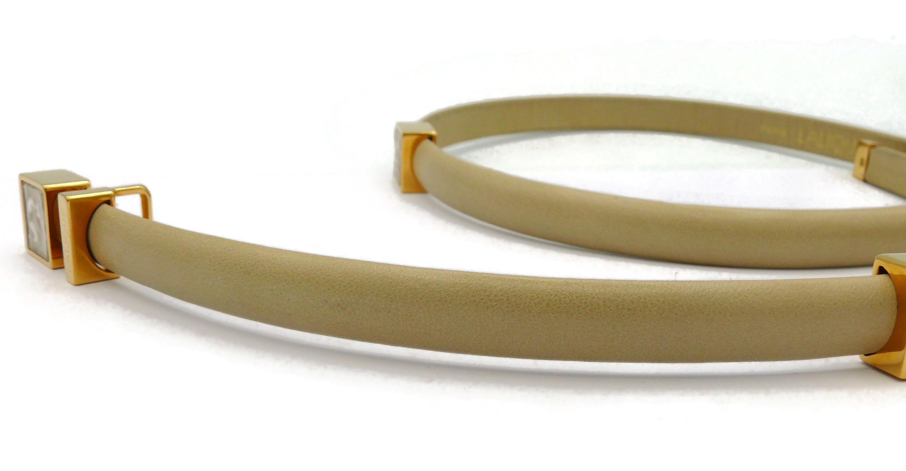 LALIQUE Vintage Ondine Thin Belt For Sale 1