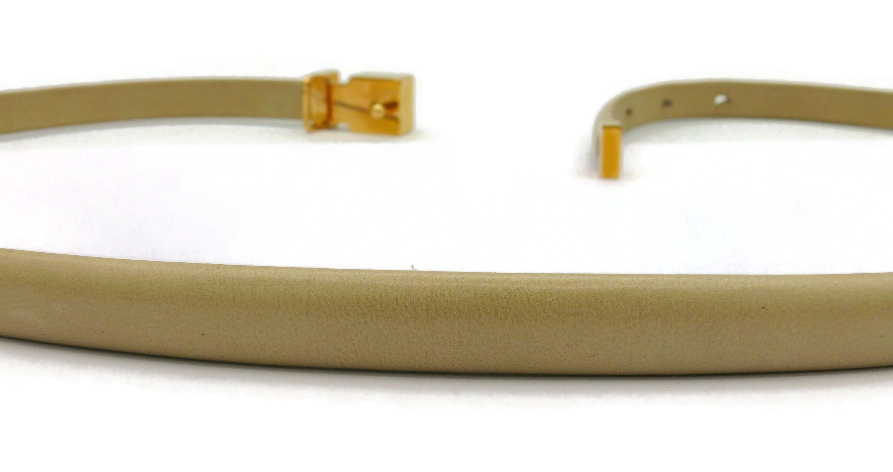 LALIQUE Vintage Ondine Thin Belt For Sale 3