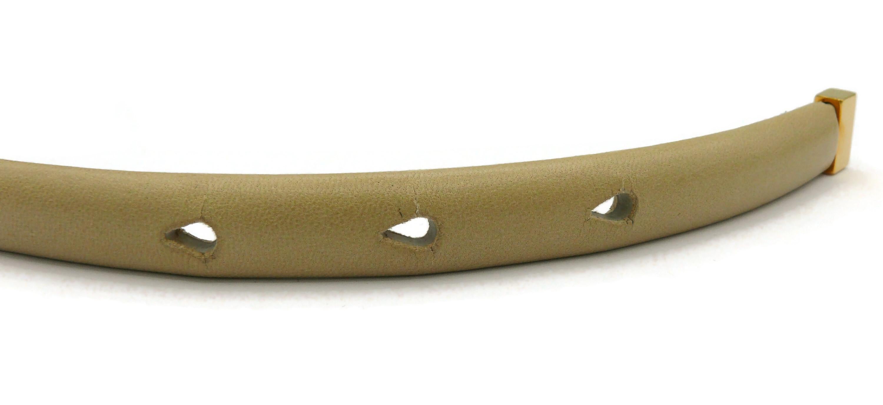 LALIQUE Vintage Ondine Thin Belt For Sale 6