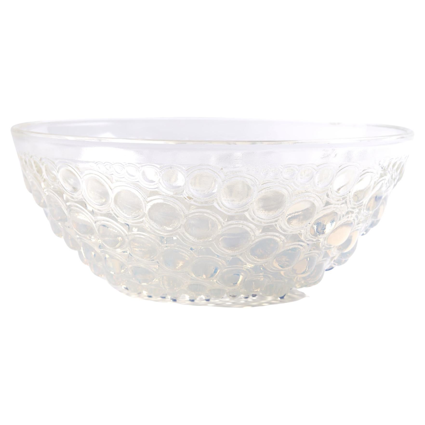 Lalique Volutes Opalescent Glass Bowl