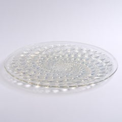 Lalique Volutes Opalescent Glass Plate