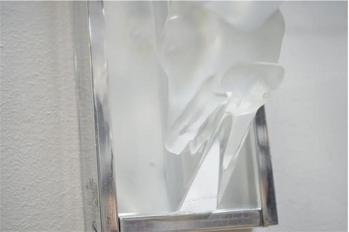 20th Century Lalique Wall Console For Sale