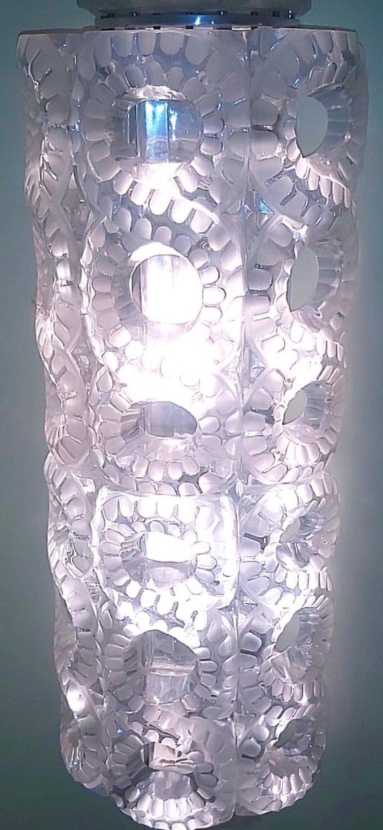 Lalique Wall Lighting Model Seville 2 Level!! by Marc Lalique, France ...