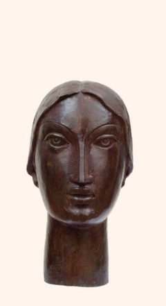 Nayana, Bronze, Édition 5/5 de l'artiste indien moderne « En stock »