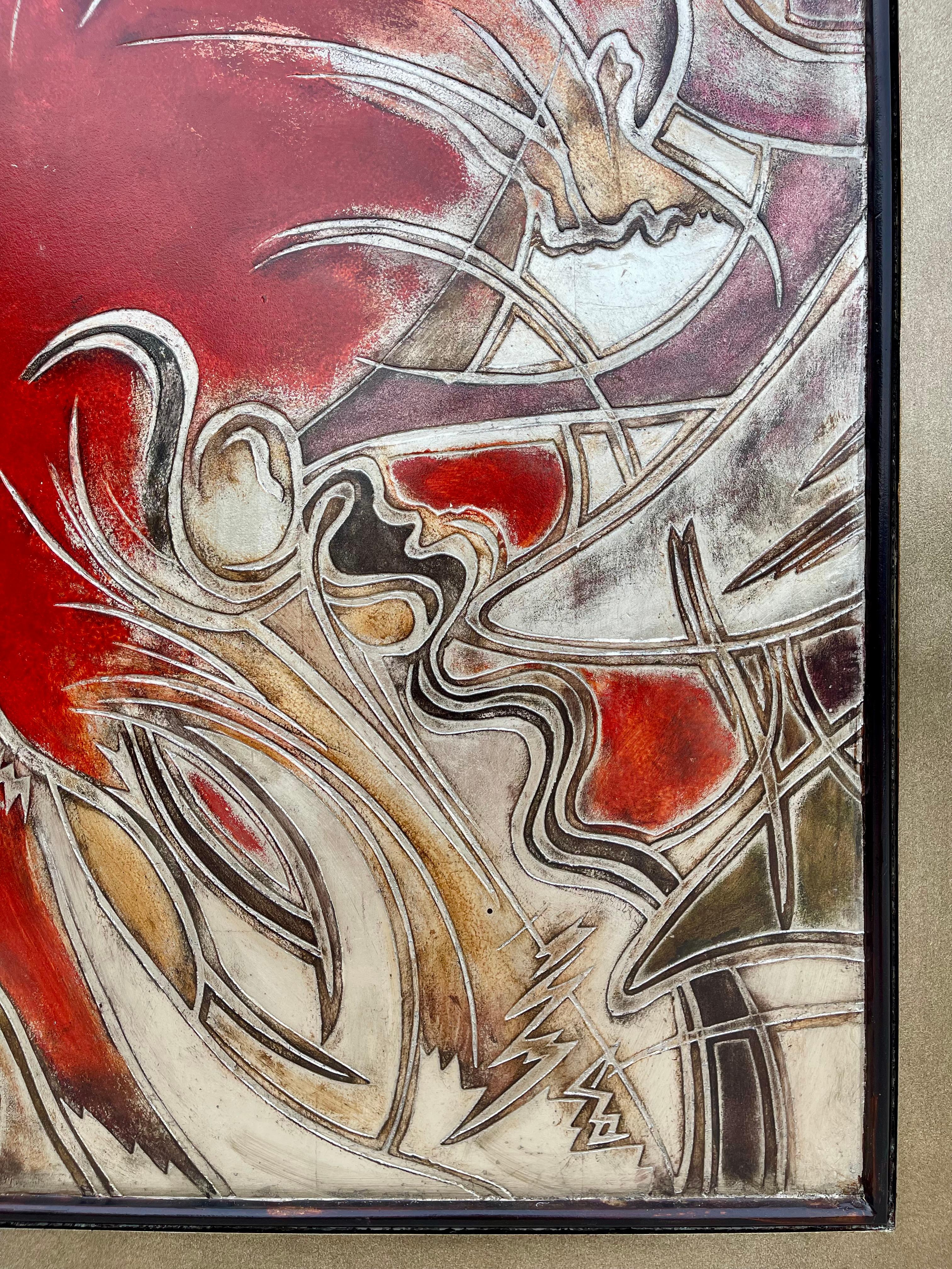 LÂM LEE - Große Wandtafel mit dem Titel Sinestra (Moderne) im Angebot