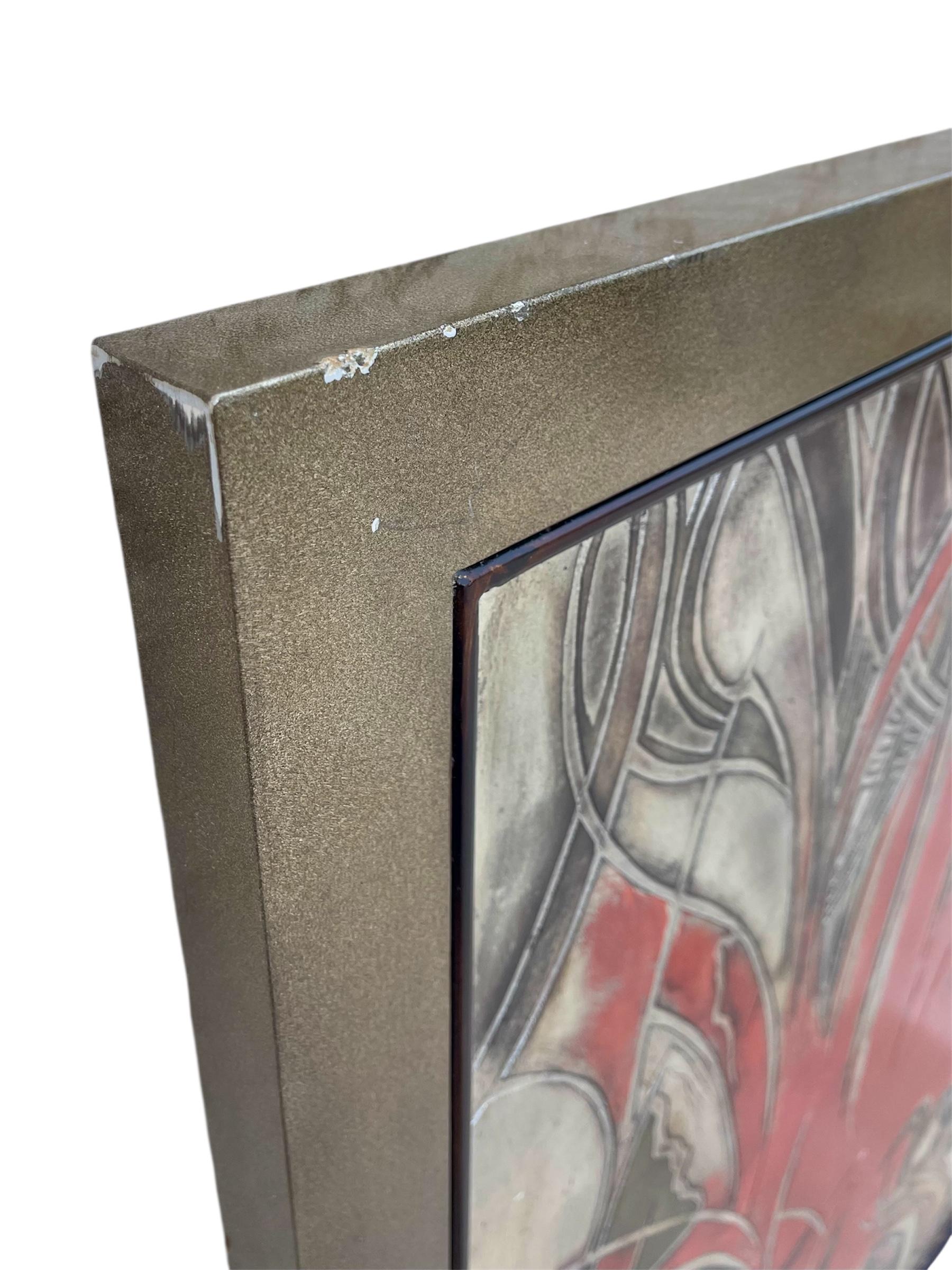 LÂM LEE - Große Wandtafel mit dem Titel Sinestra im Angebot 1