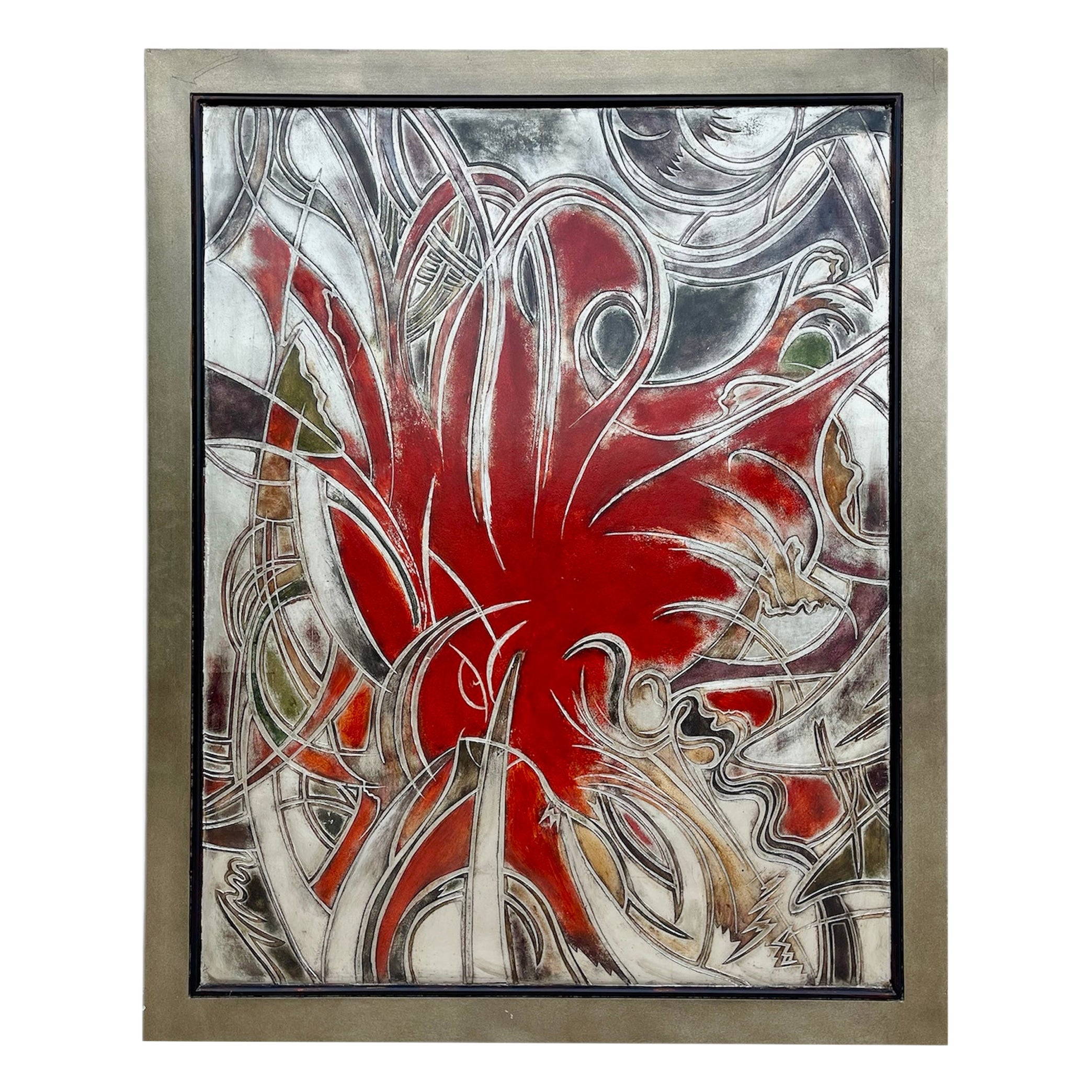 LÂM LEE - Große Wandtafel mit dem Titel Sinestra im Angebot