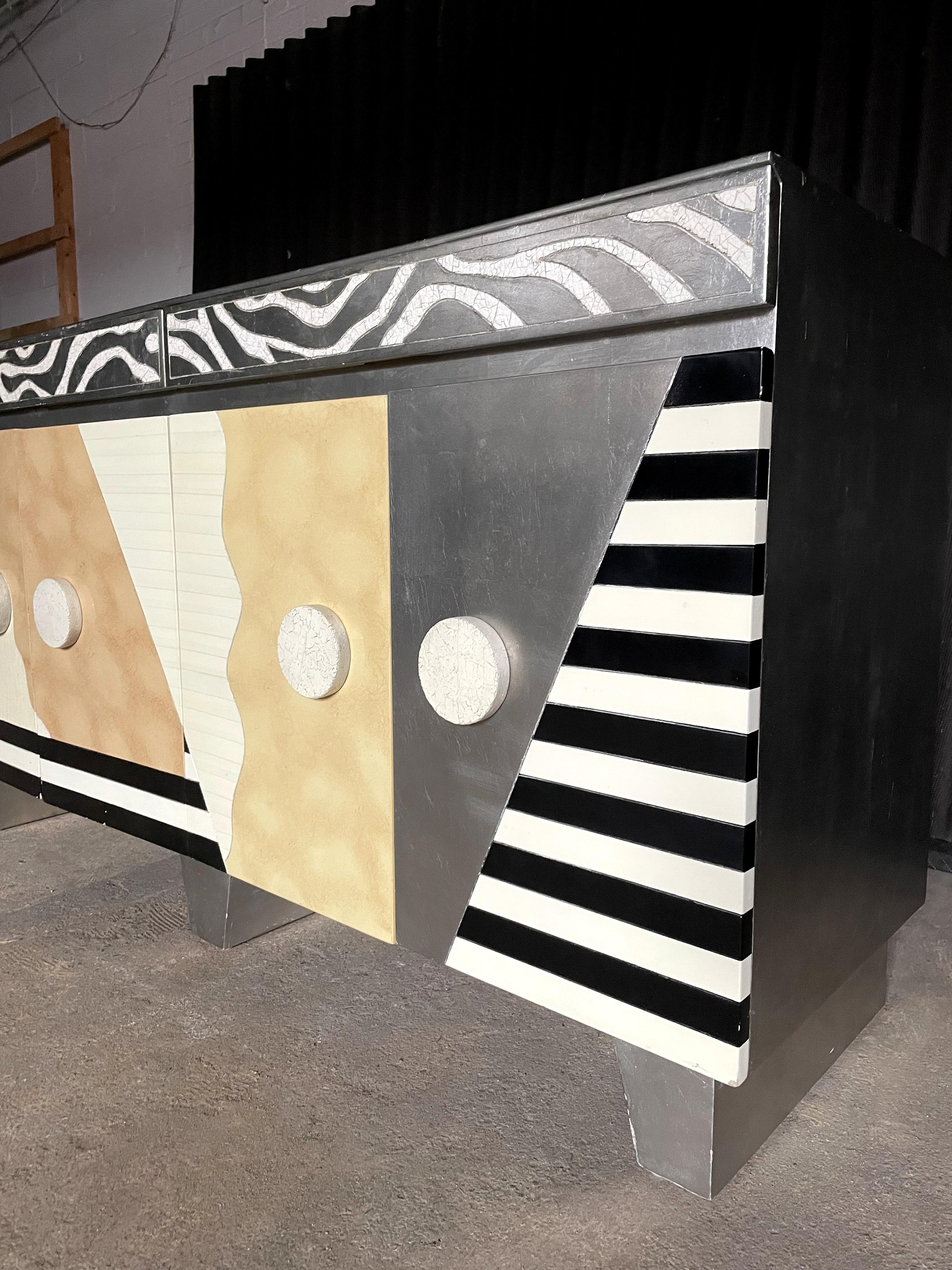 Art Deco Lam Lee Memphis style cabinet