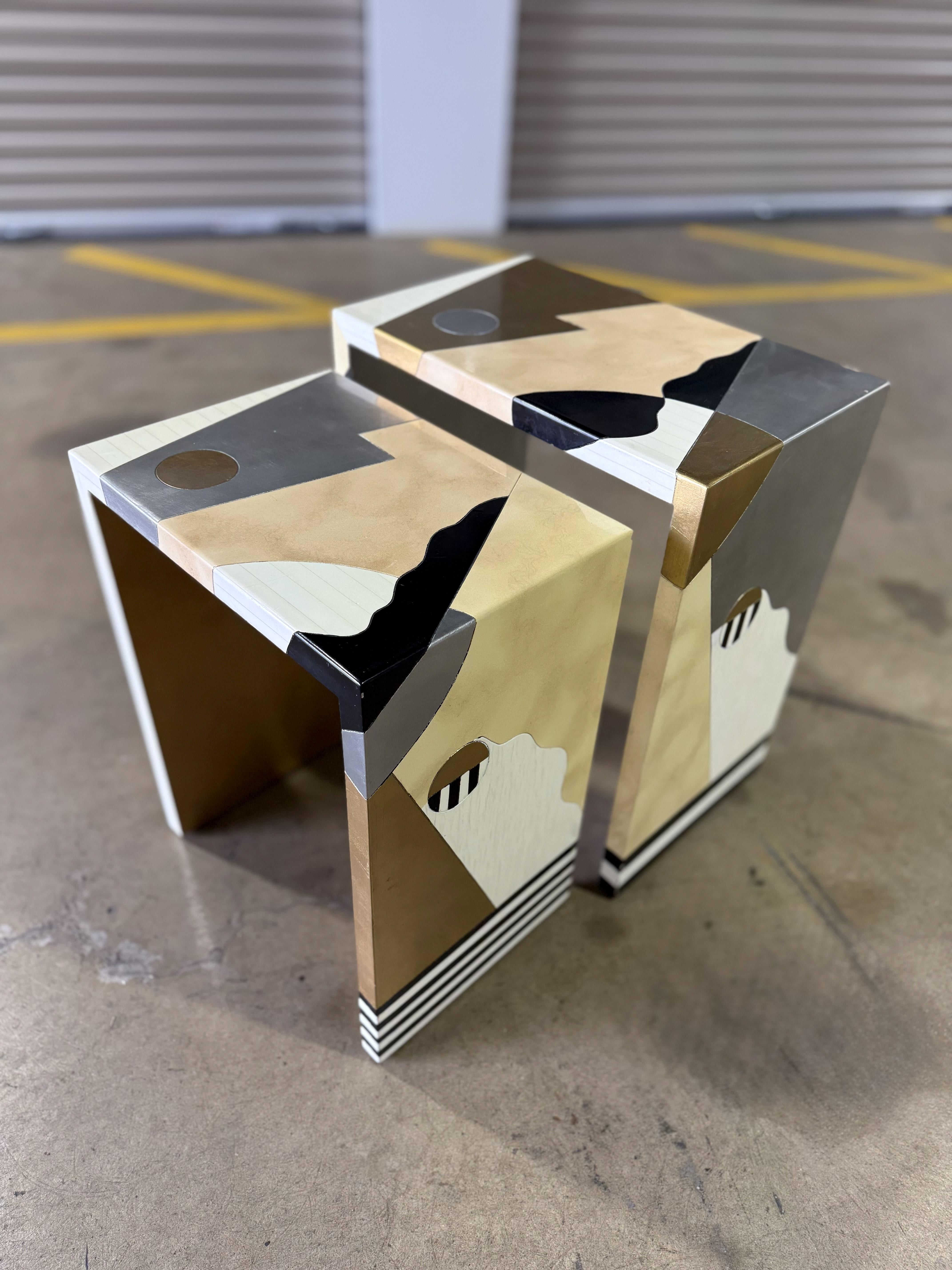 Mesas nido estilo Memphis Lam Lee en venta 1