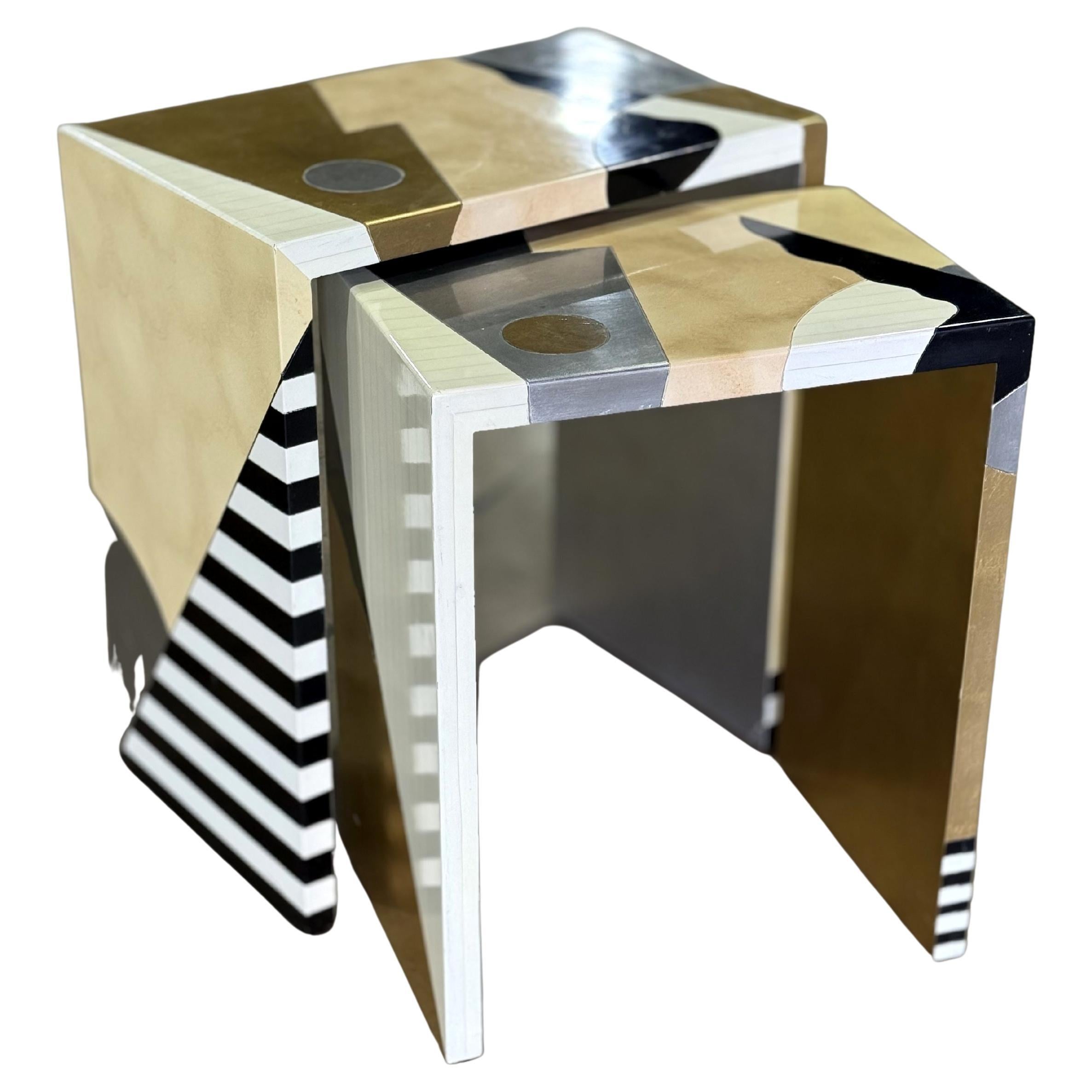 Mesas nido estilo Memphis Lam Lee en venta