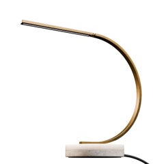 Lama Brass & TajMahal Marble Table Lamp by Hebanon Fratelli Basile