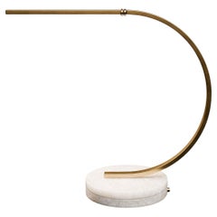 Lama Brass & TajMahal Marble Table Lamp by Hebanon Fratelli Basile