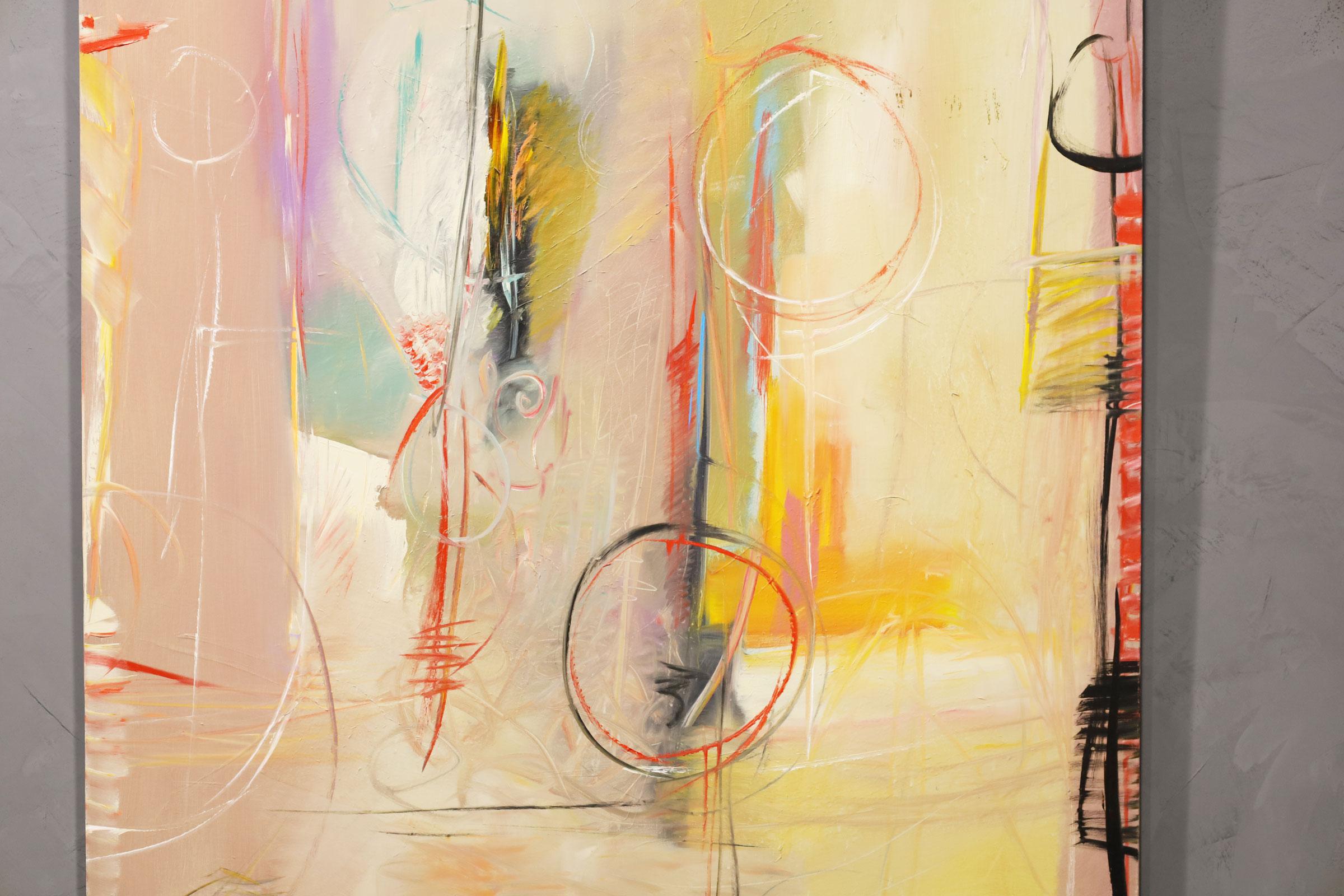 Lamar Briggs, Bellagio Nr. 6,  Großes abstrakt-expressionistisches Farbfeld-Acryl  (Moderne der Mitte des Jahrhunderts) im Angebot