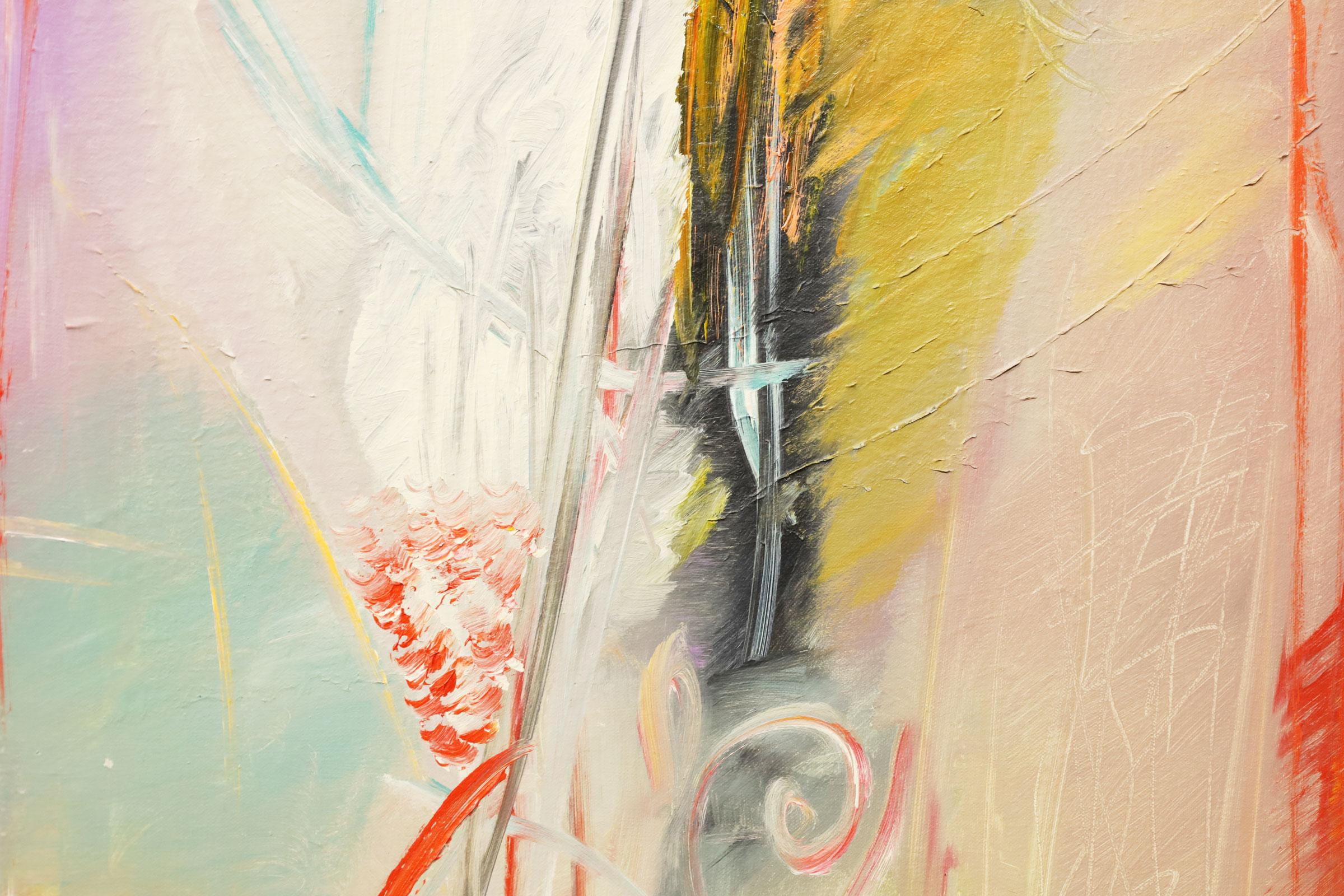 Lamar Briggs, Bellagio Nr. 6,  Großes abstrakt-expressionistisches Farbfeld-Acryl  im Zustand „Gut“ im Angebot in Dallas, TX