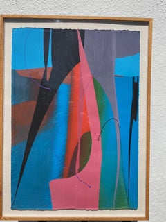 Blaue abstrakte Komposition